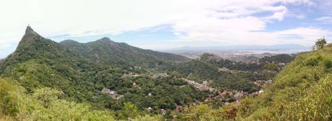 Panorama von Corcovado Blick nach Norden, nach Niterói